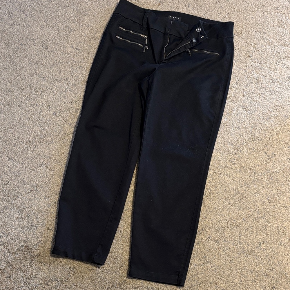 Tinsel Black Cropped Pants